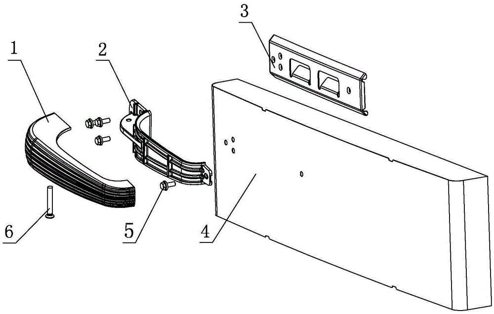 Metal handle structure of refrigerator