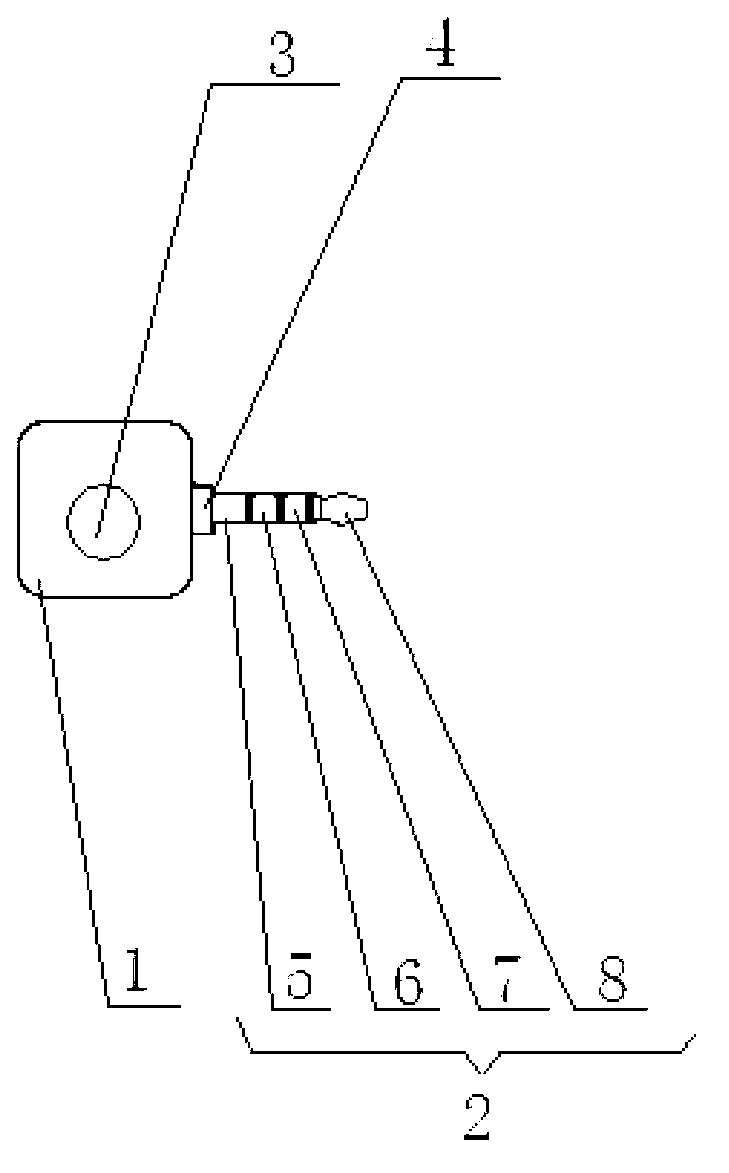 Usbkey of cellphone identity authentication terminal and application of Usbkey