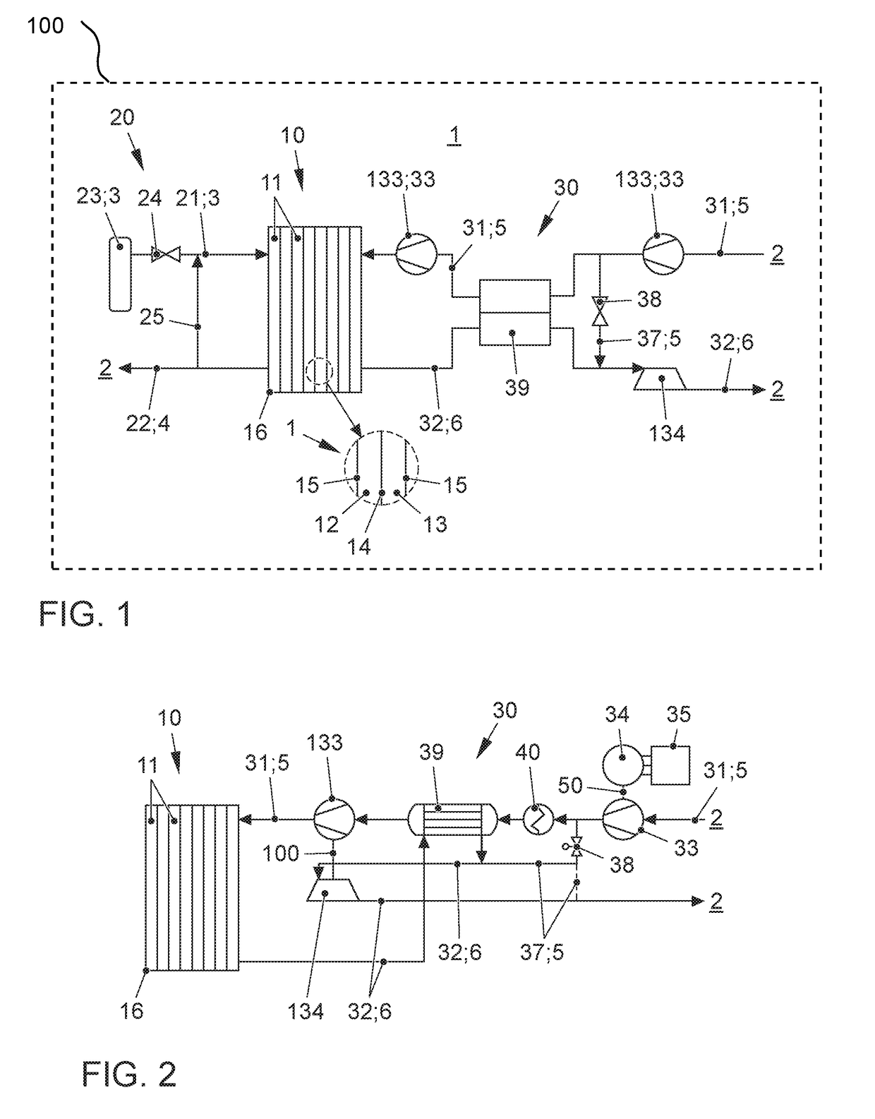 Cathode supply for a fuel cell