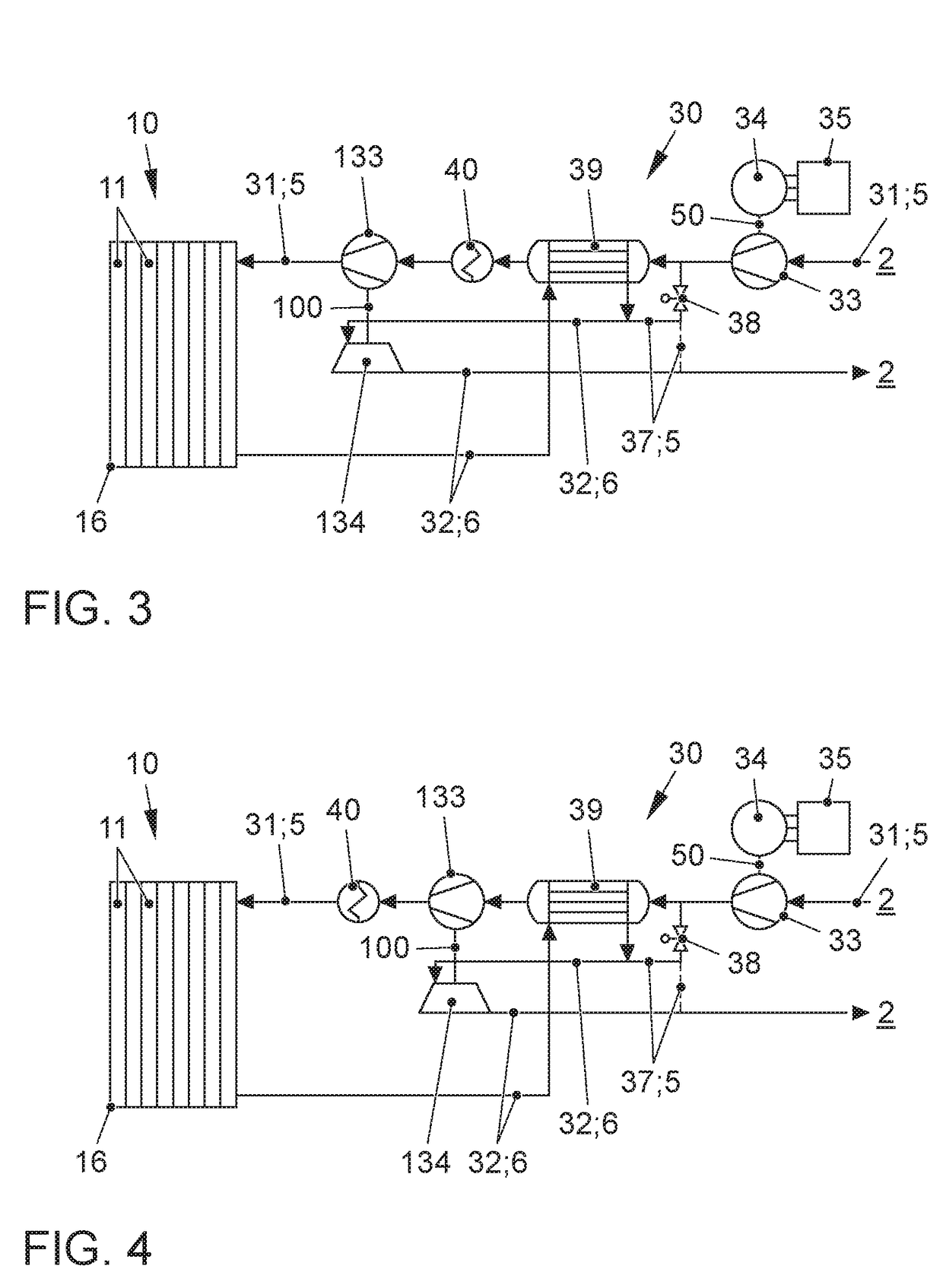 Cathode supply for a fuel cell