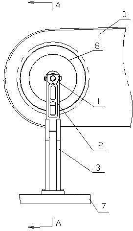 Simple mechanism for detecting and centering arm frame workpiece and detecting and centering method