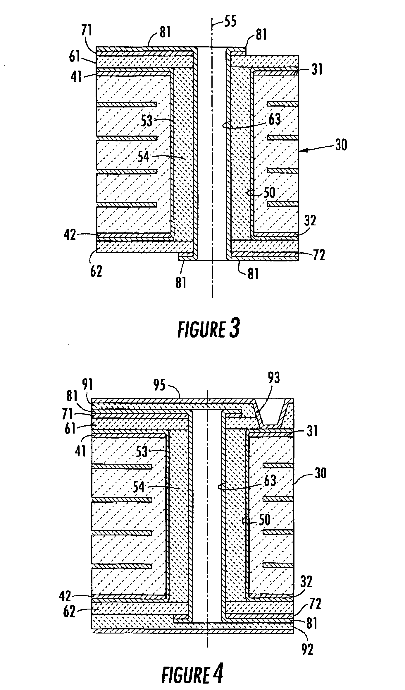 Conductor-within-a-via microwave launch