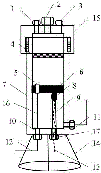 Pressure vessel for CO2 displacement and pressure reduction combined mining of hydrates