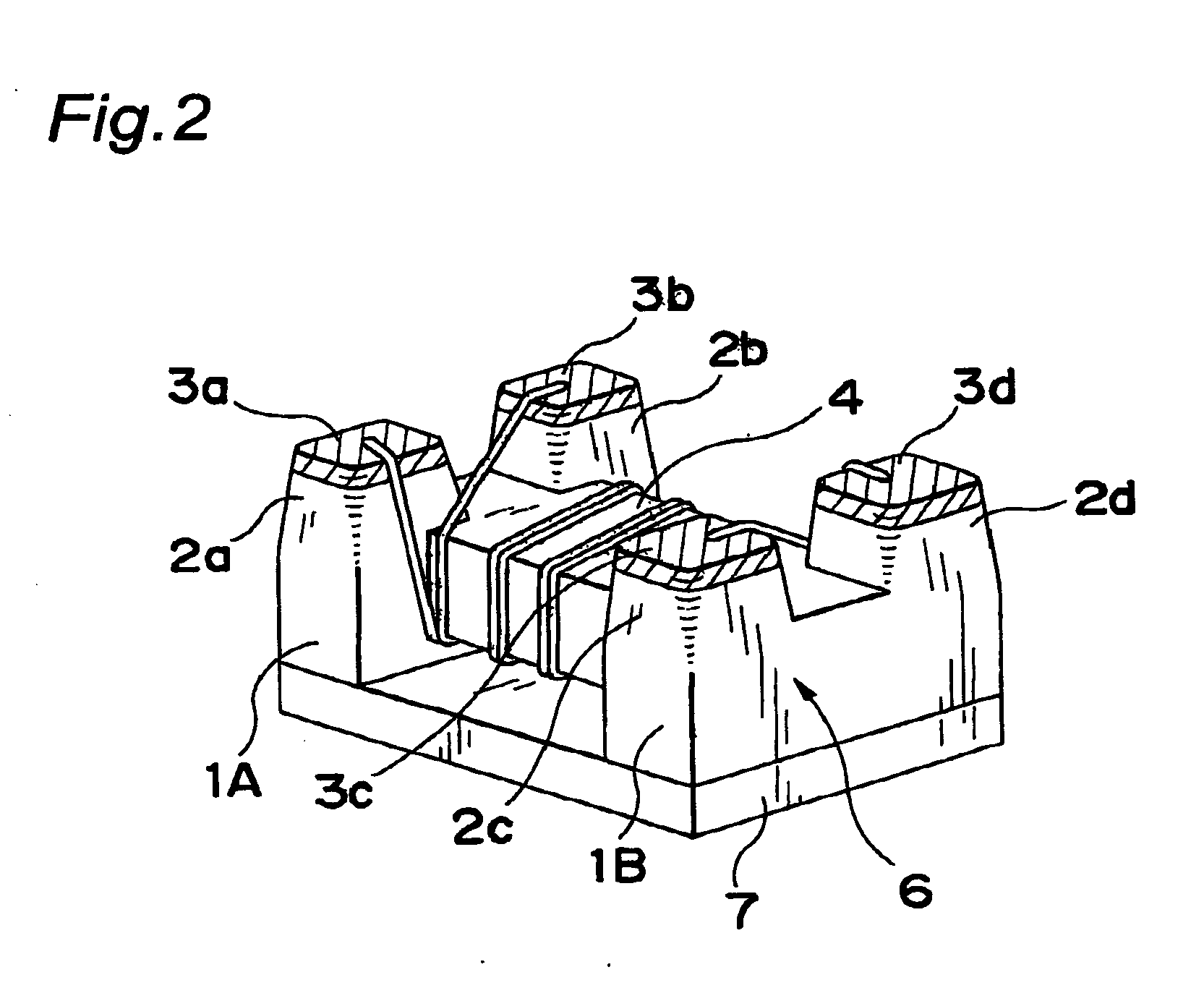 Ferrite core, method of manufacturing the same, and common-mode noise filter using the same