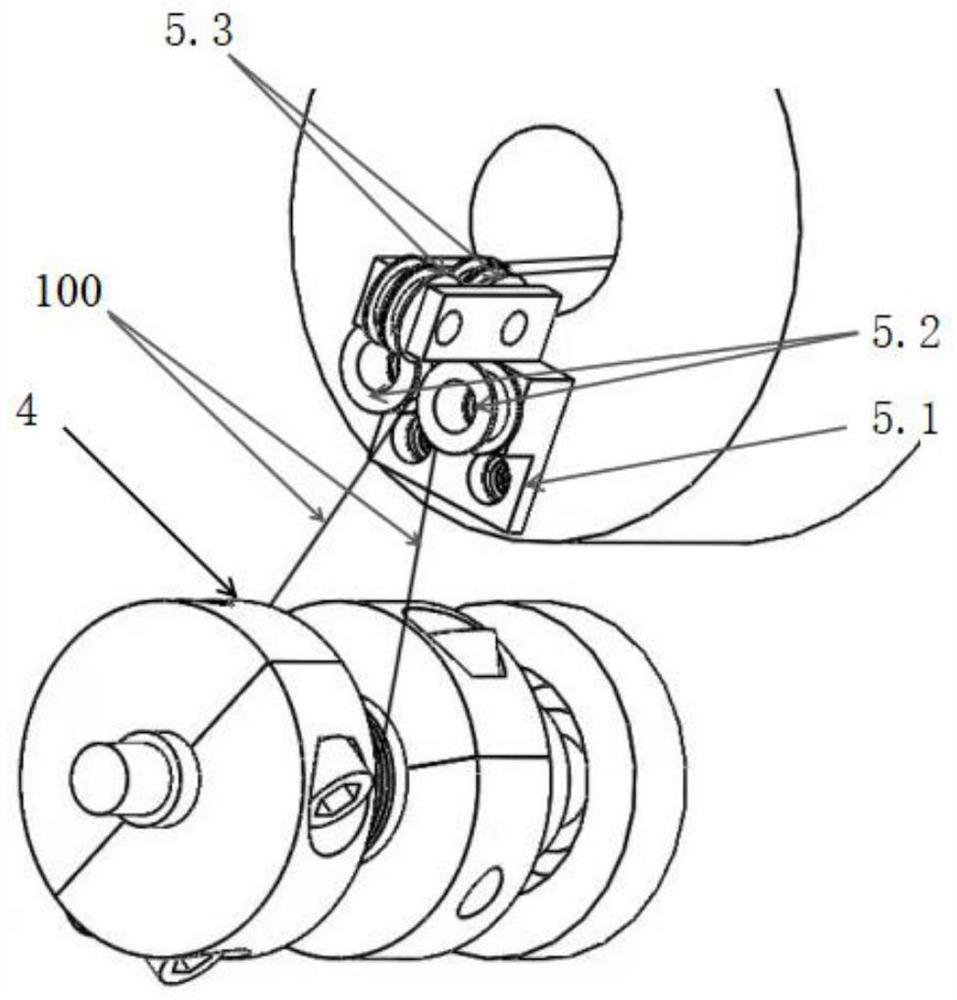 Platform and method for testing reliability of different-motion-freedom-degree wire transmission structure of surgical instrument