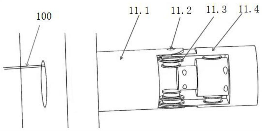 Platform and method for testing reliability of different-motion-freedom-degree wire transmission structure of surgical instrument