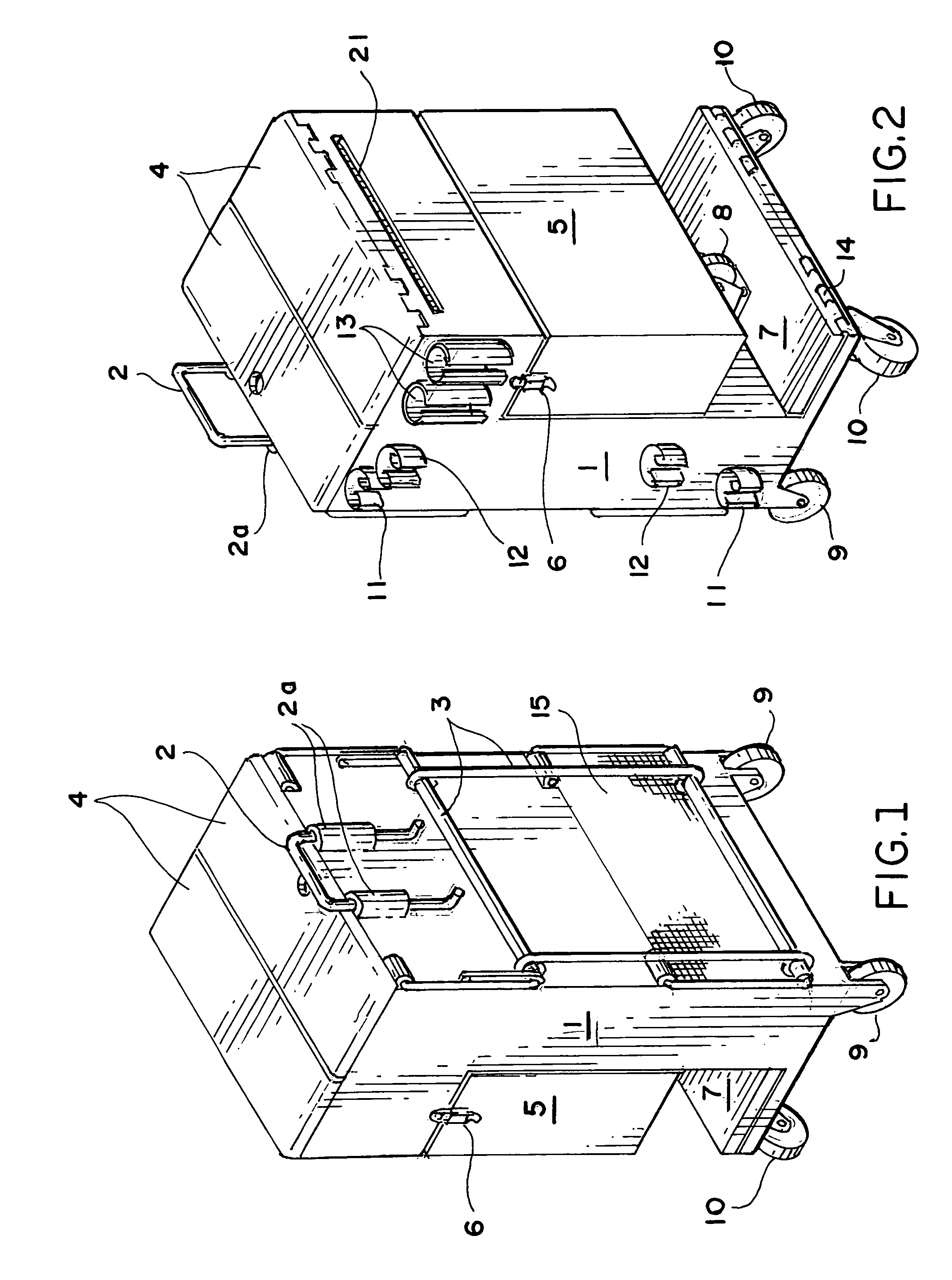 Self-contained utility cart