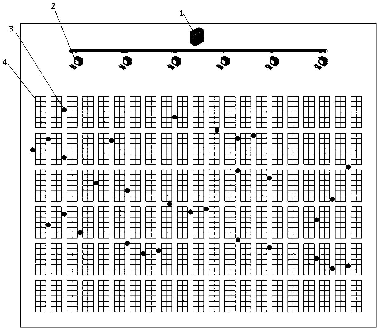 Order task scheduling method in storage system