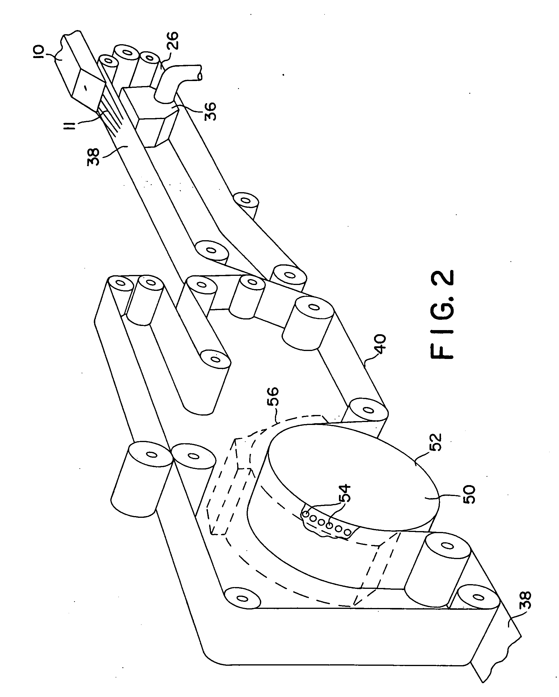 Heated embossing and ply attachment