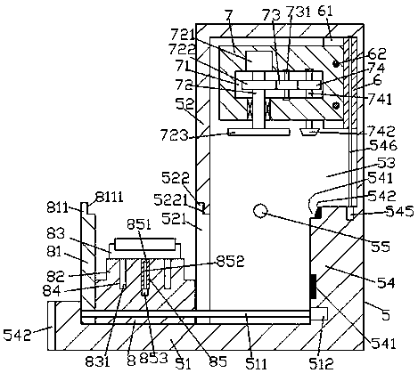 Rectangular steel bar machining and grinding device