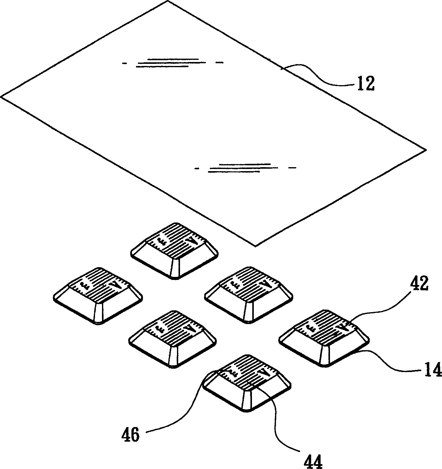 Key cap of keyboard and method for making same