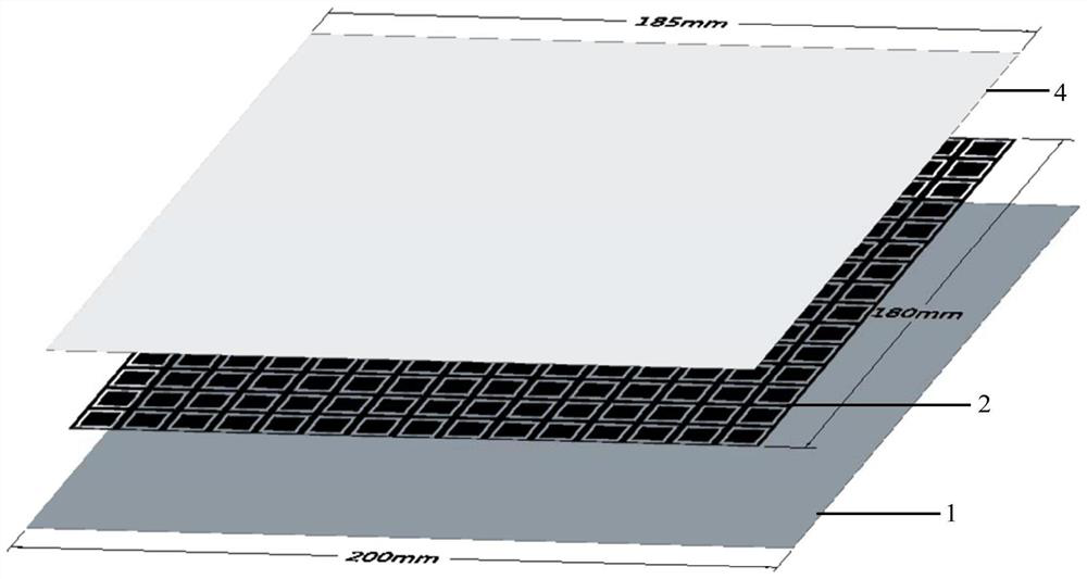 A kind of metamaterial structure and preparation method thereof