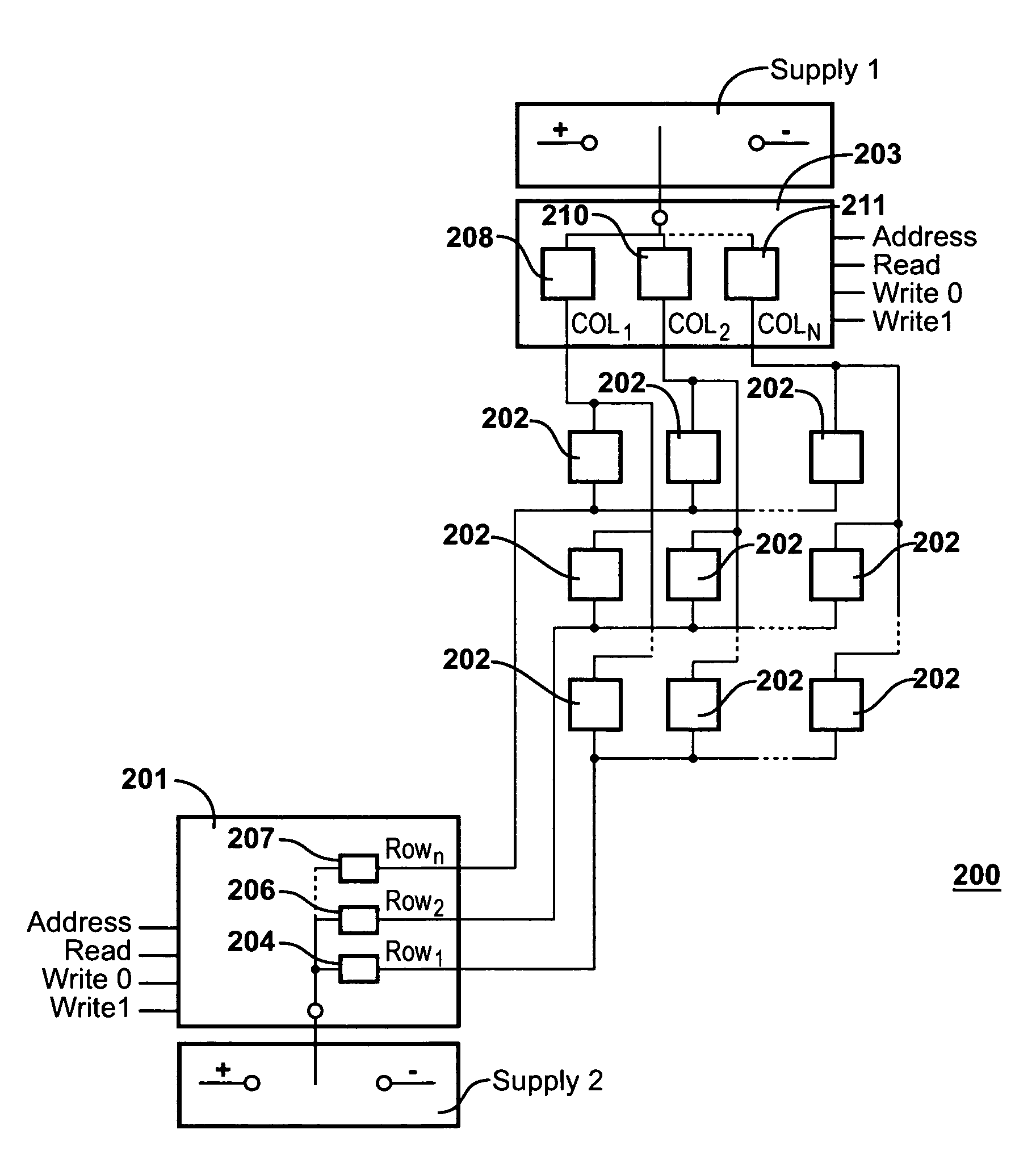 Method and apparatus for accessing a bidirectional memory