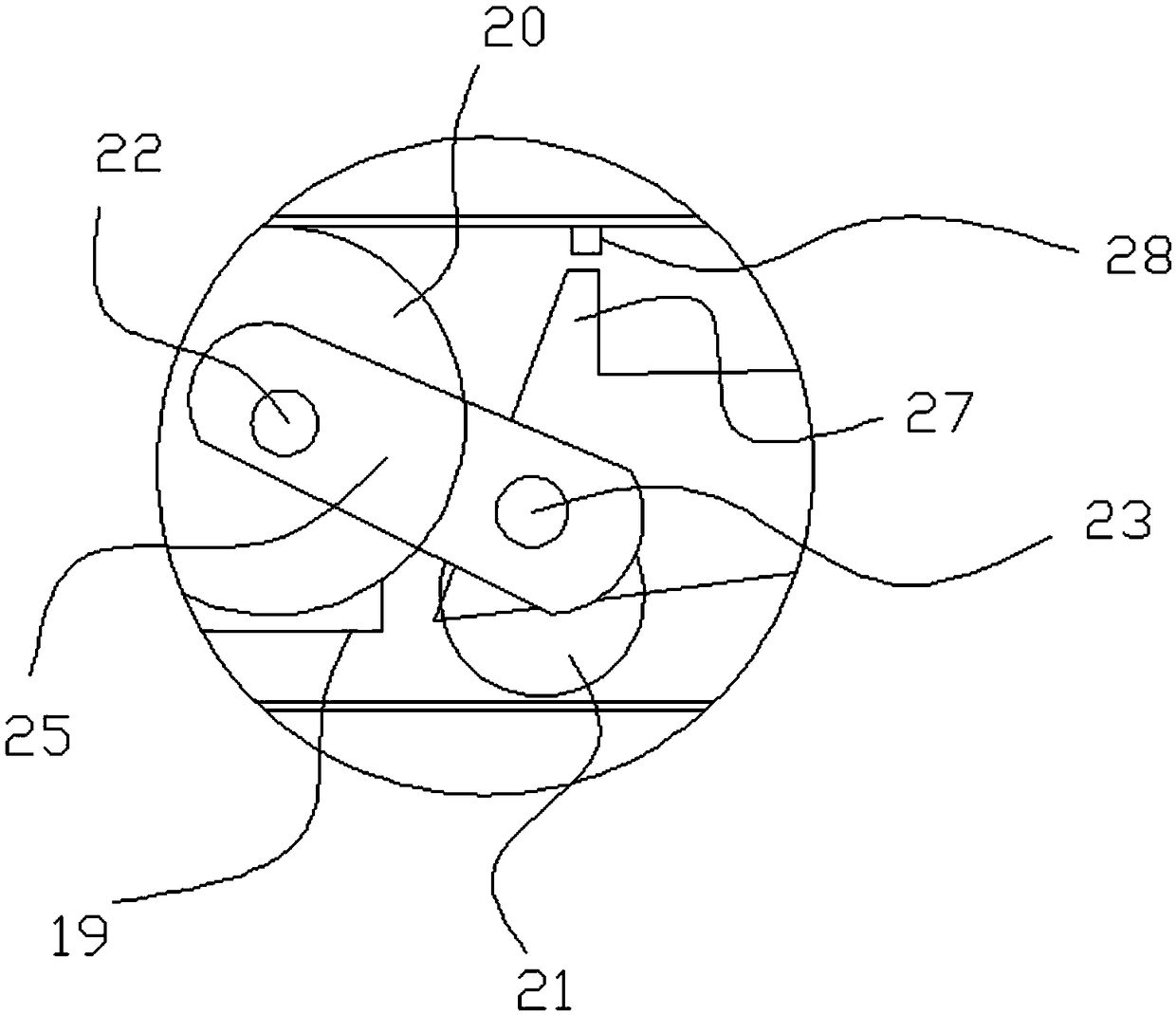 A tire nut fastening device