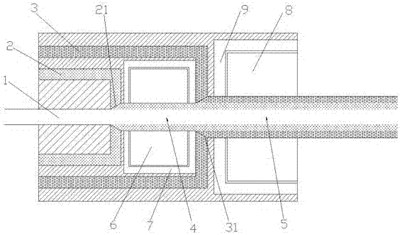 Mould for cable extruding equipment