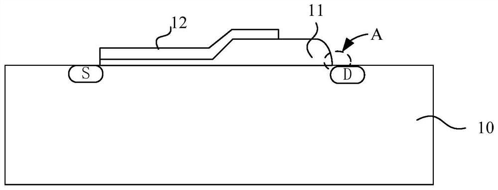 Method for adjusting angle of oxide field plate in LDMOS transistor