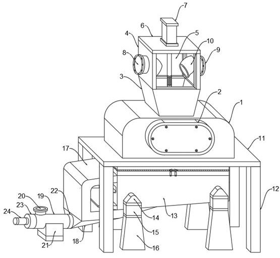 Granulating and screening integrated equipment for compound fertilizer production