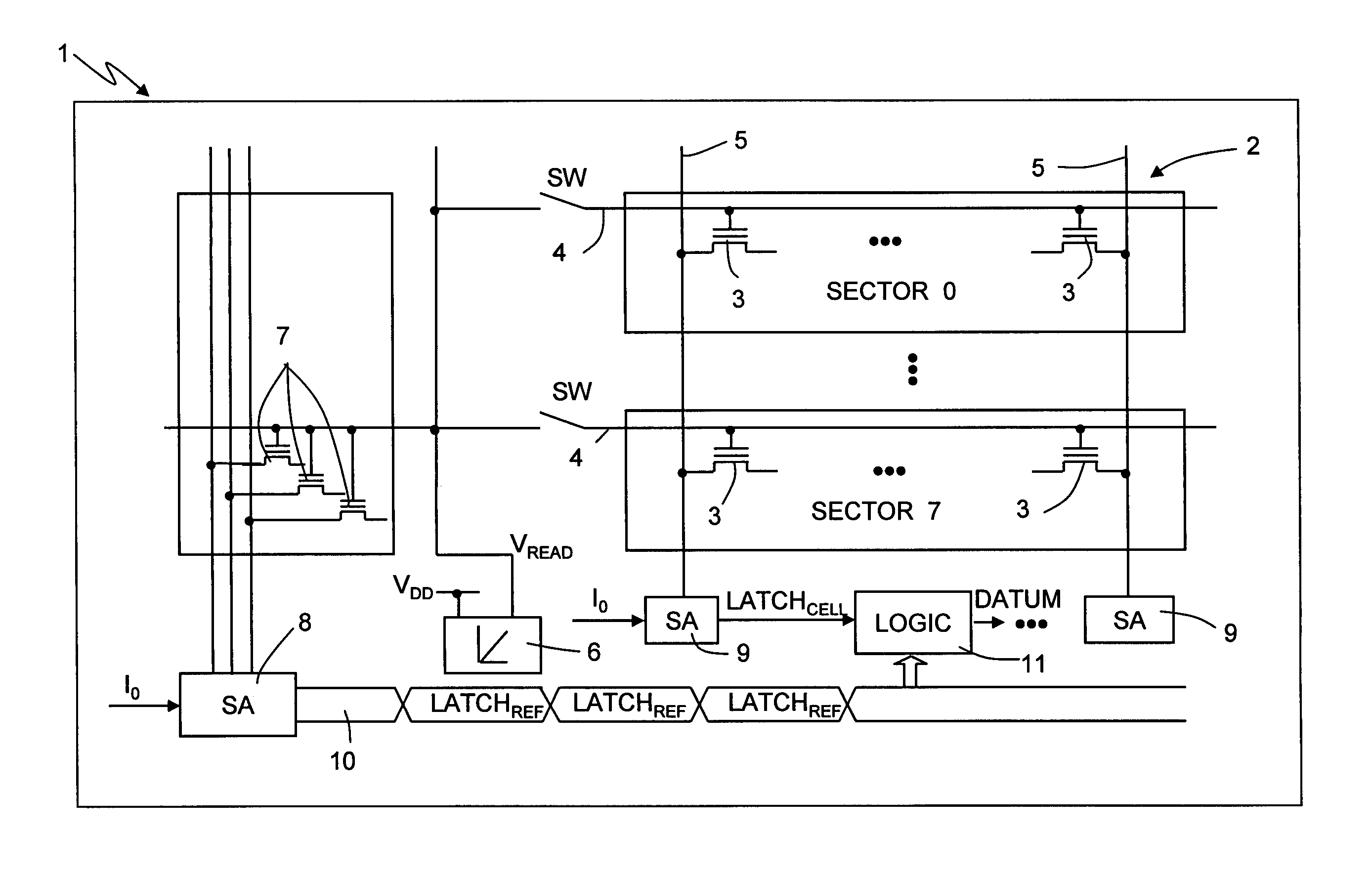 Method for reading a nonvolatile memory device and nonvolatile memory device implementing the reading method