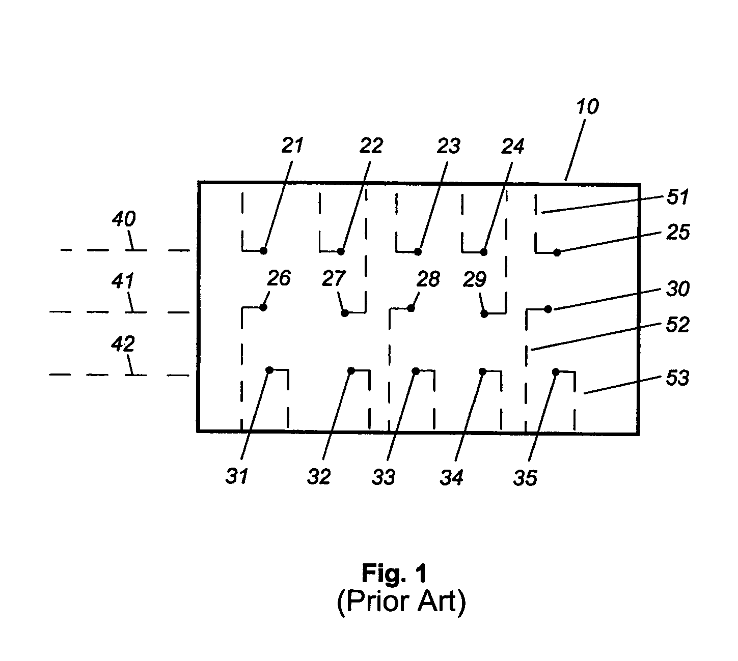 Switch control with light beams