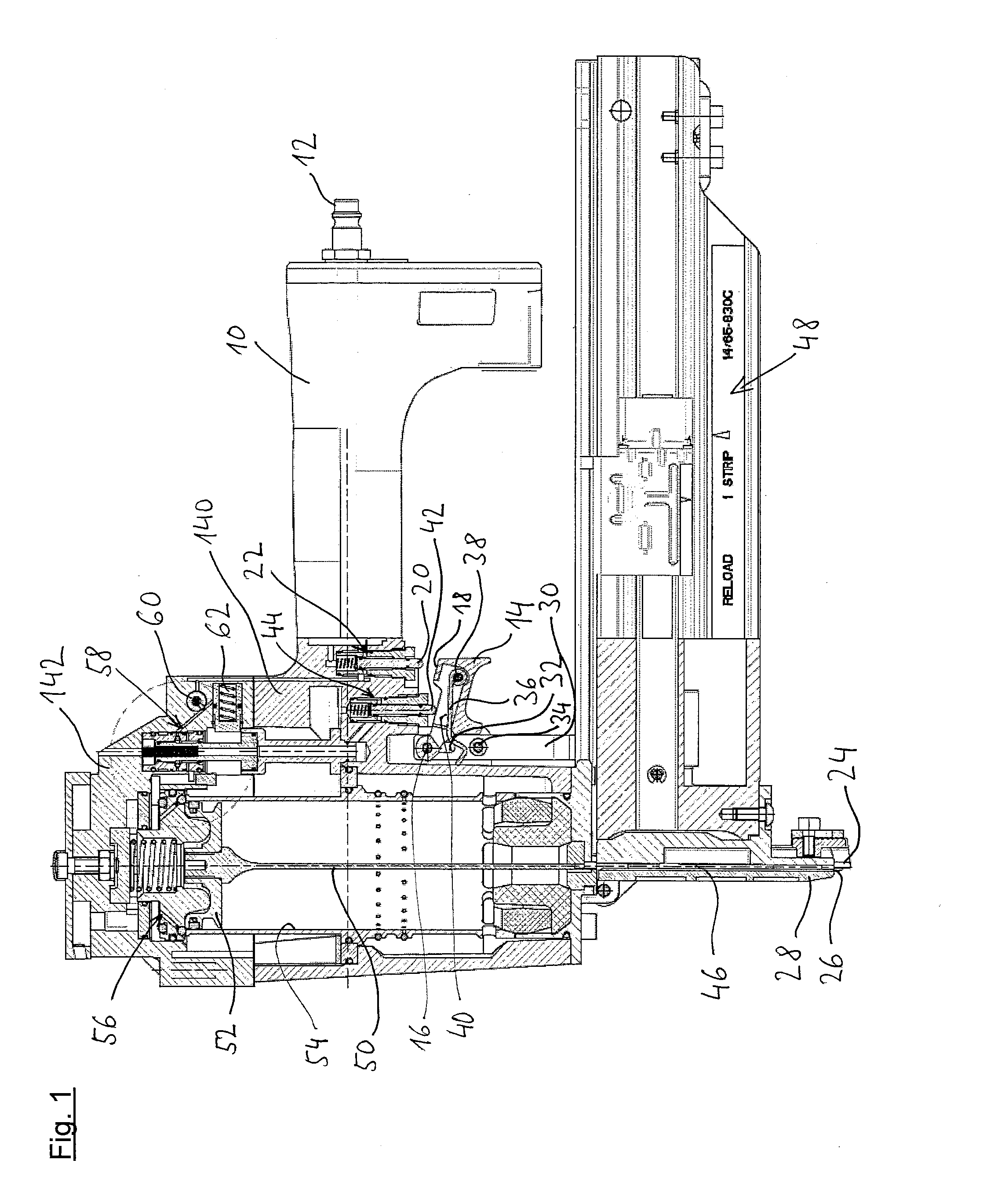 Pneumatic nailer comprising a manually actuatable trigger and a contact feeler