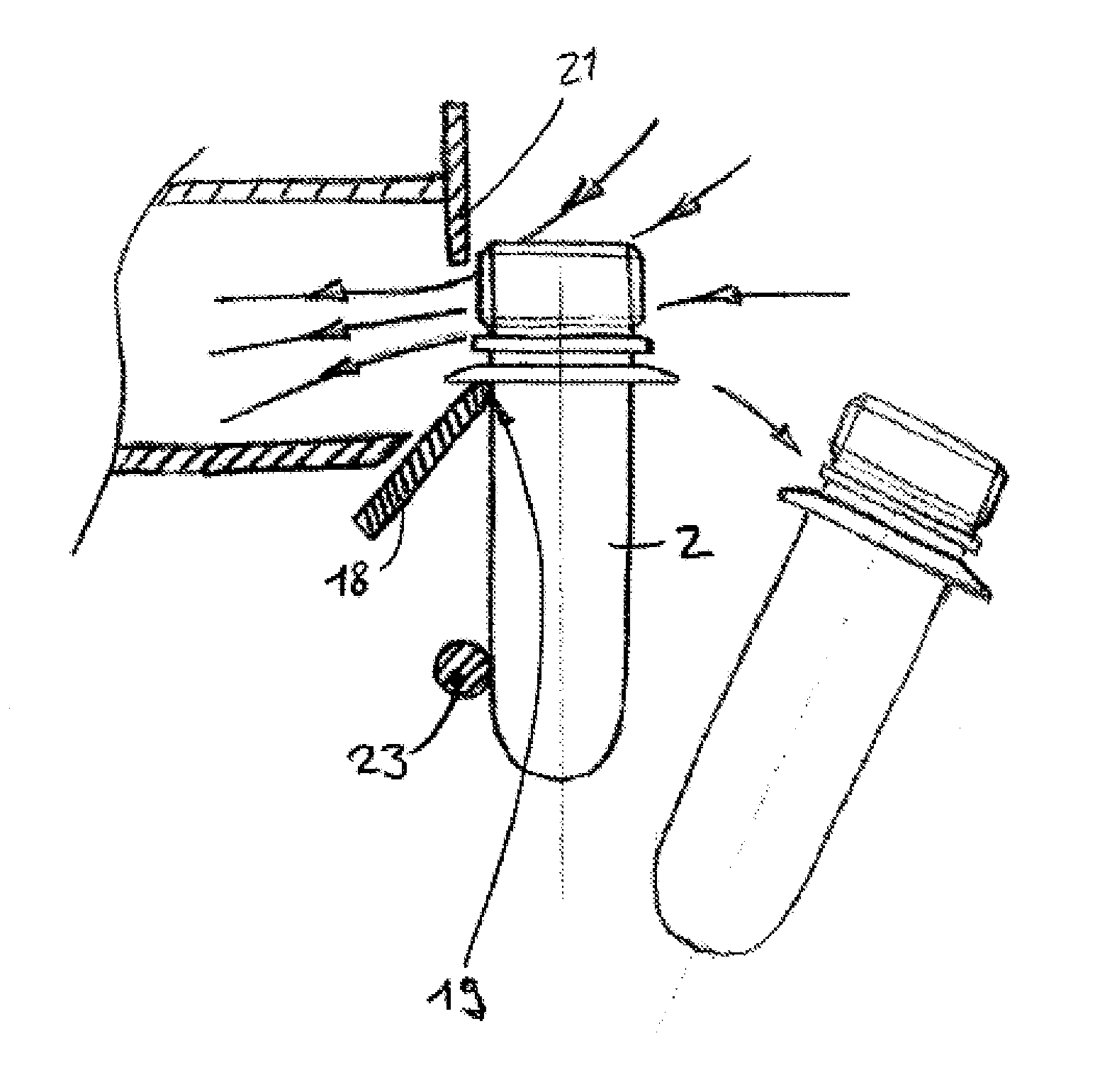 Method and apparatus for transporting articles to a station