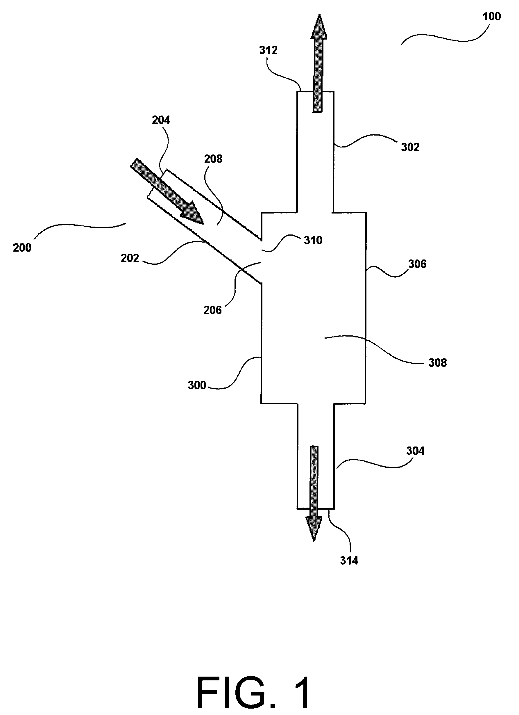 Method and apparatus for the separation of a gas-solids mixture in a circulating fluidized bed reactor
