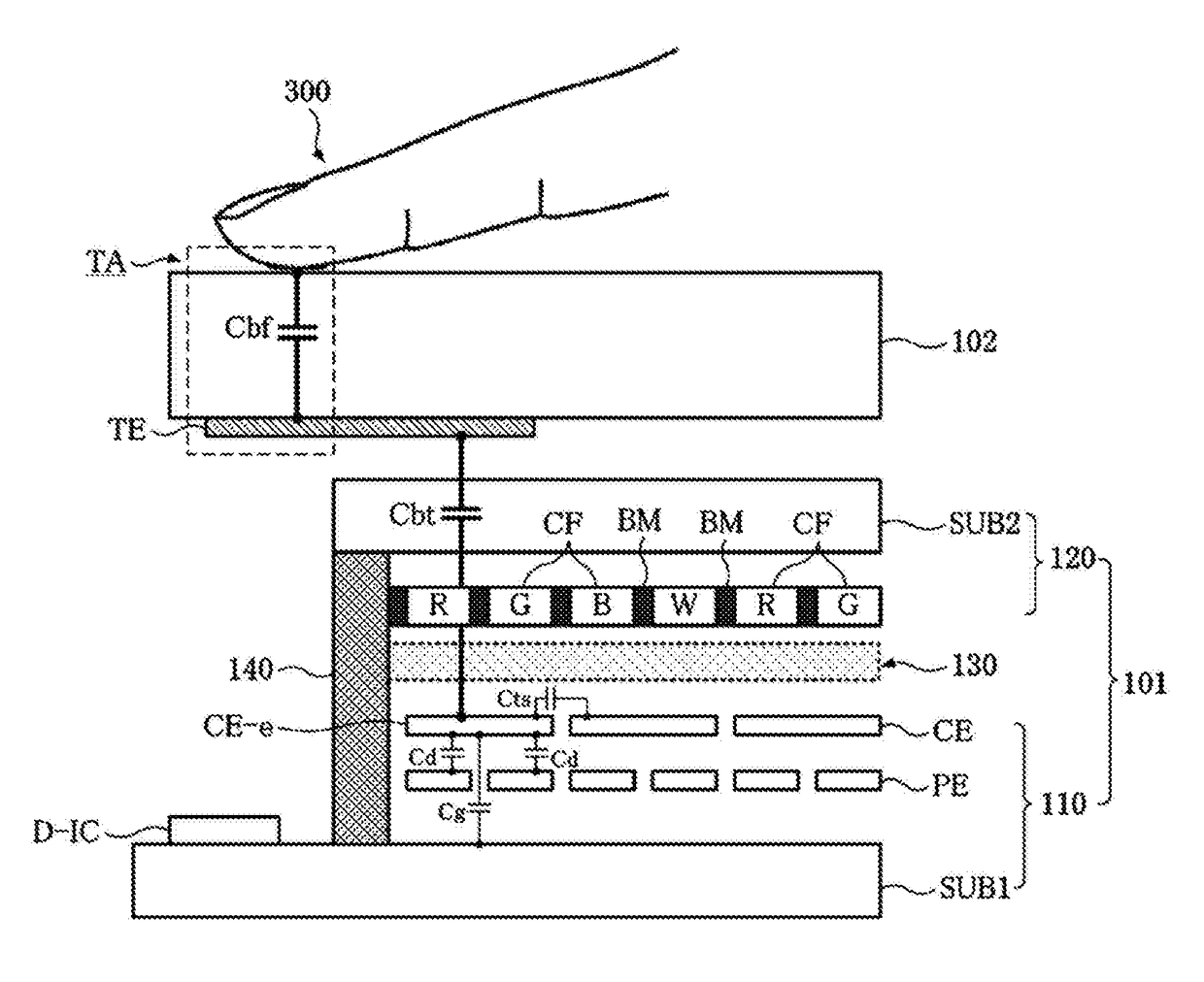 In-Cell Touch Display Device