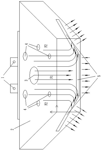 Additive manufacturing equipment and wind field structure thereof