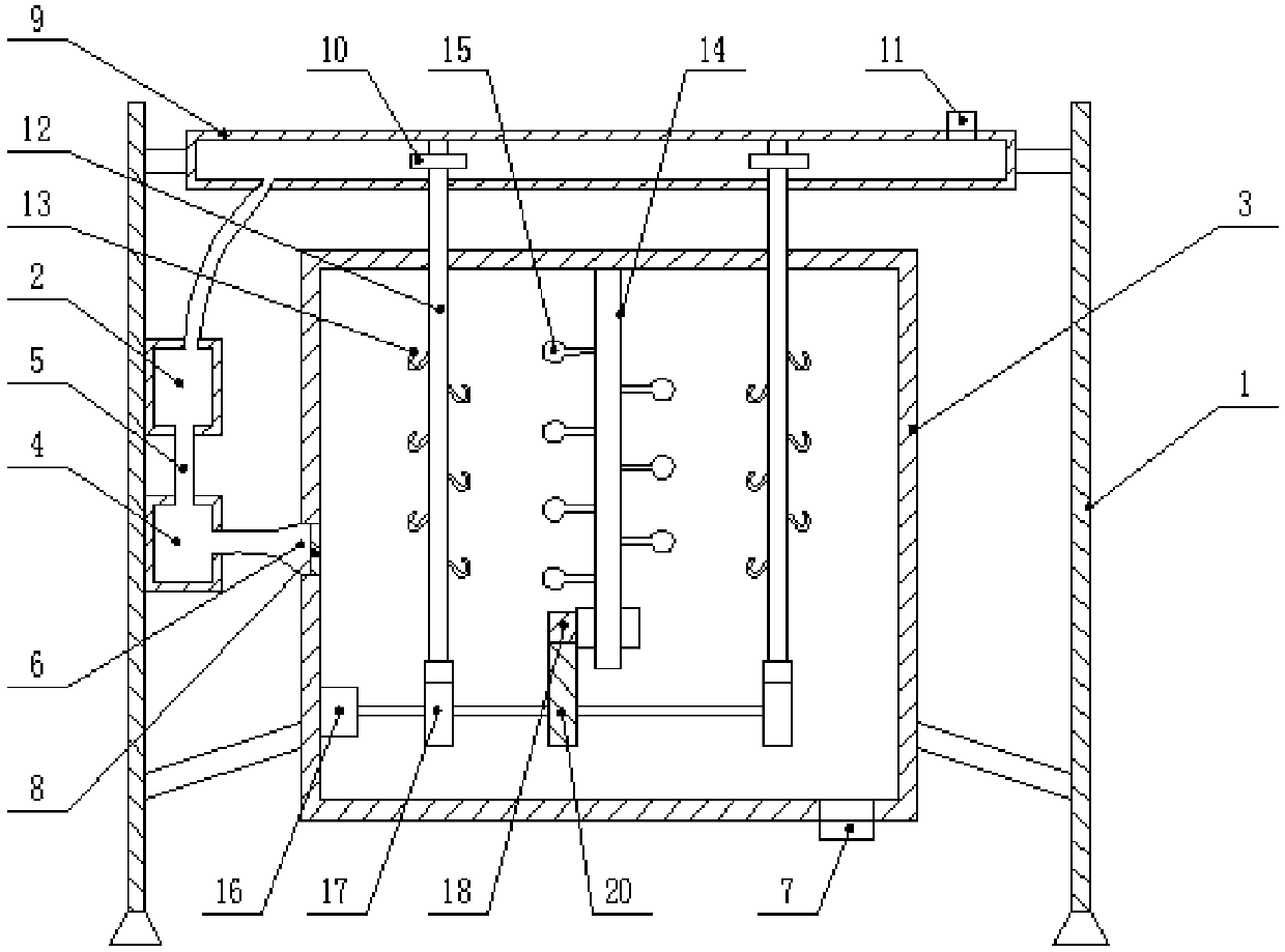 Beef jerk automatic drying device