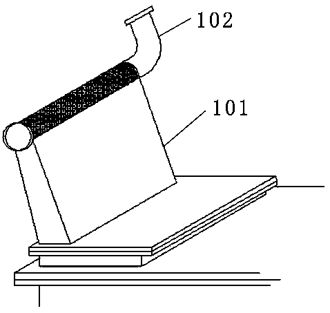 Oil-water separation interface device and application thereof in separation of silicone oil and water