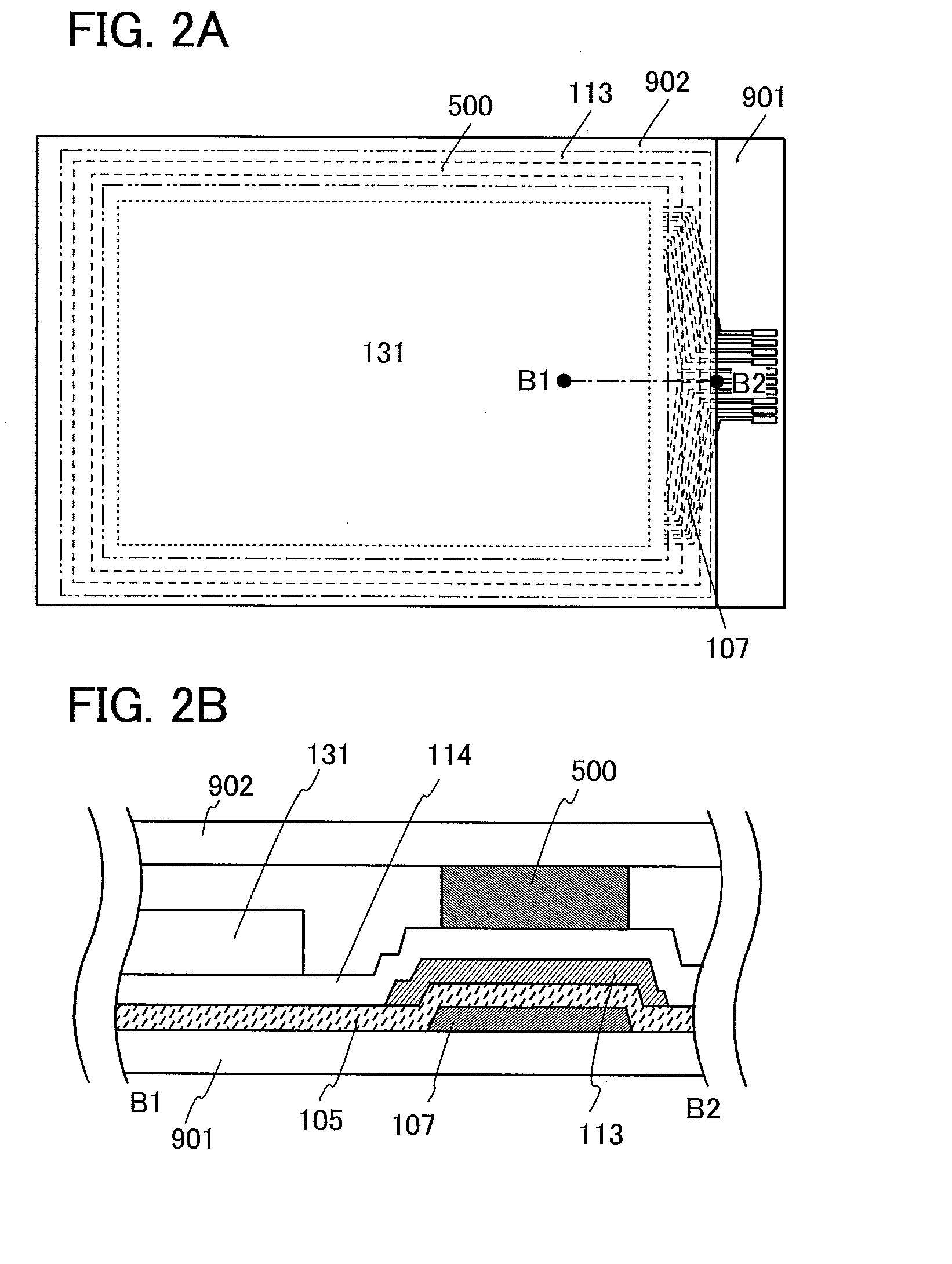 Sealing Structure and Organic Electroluminescence Device