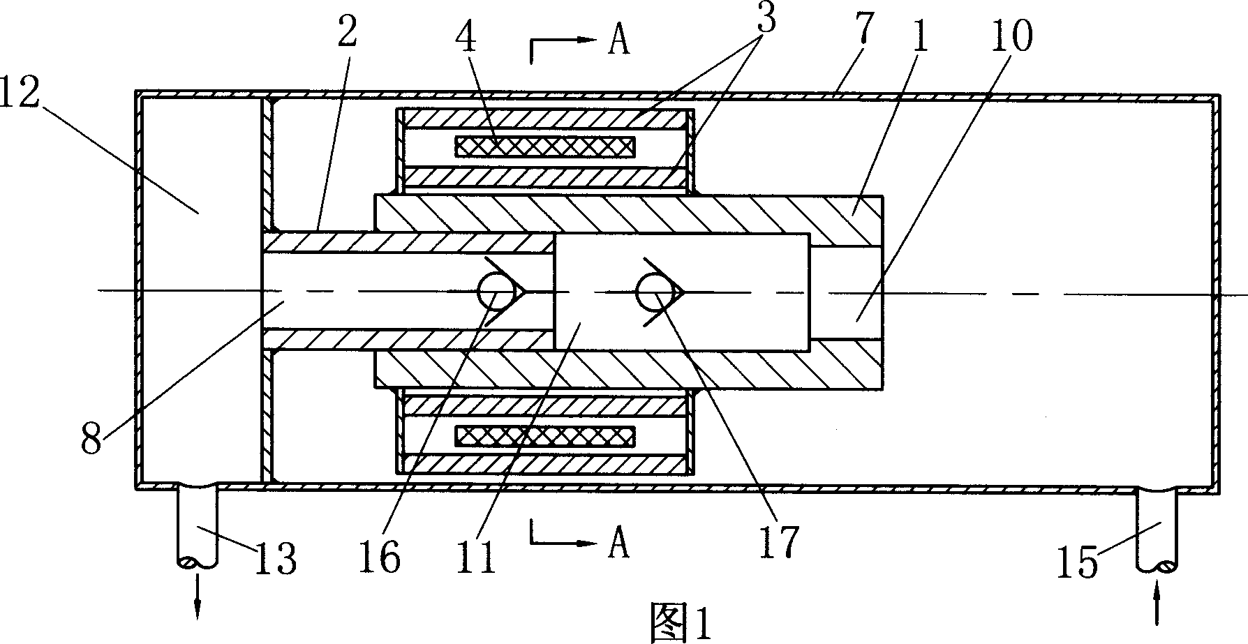 Magnetic linear piston pump