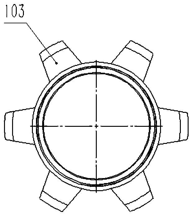 Controllable dissolution opening device for first section fracturing channel and fracturing sectional operation construction process