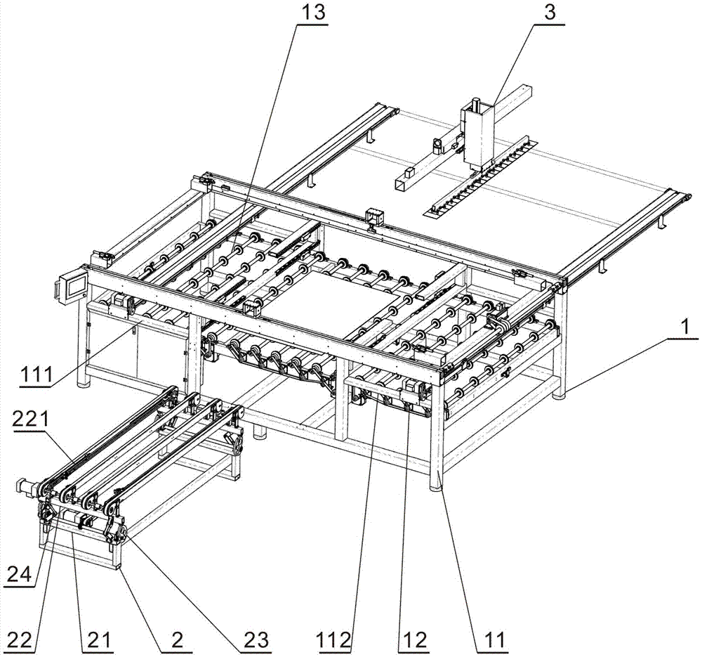 Three-dimensional conveying device for automatic photovoltaic cell string typesetter