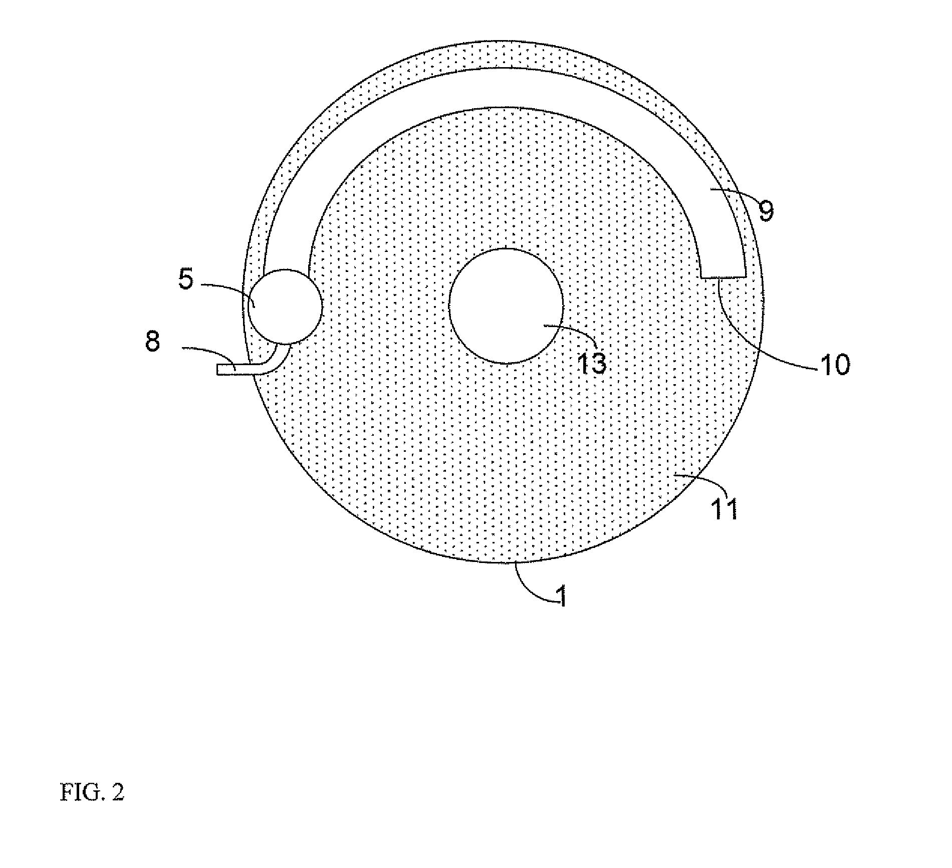 Compact device for mixing fluids in a downflow reactor