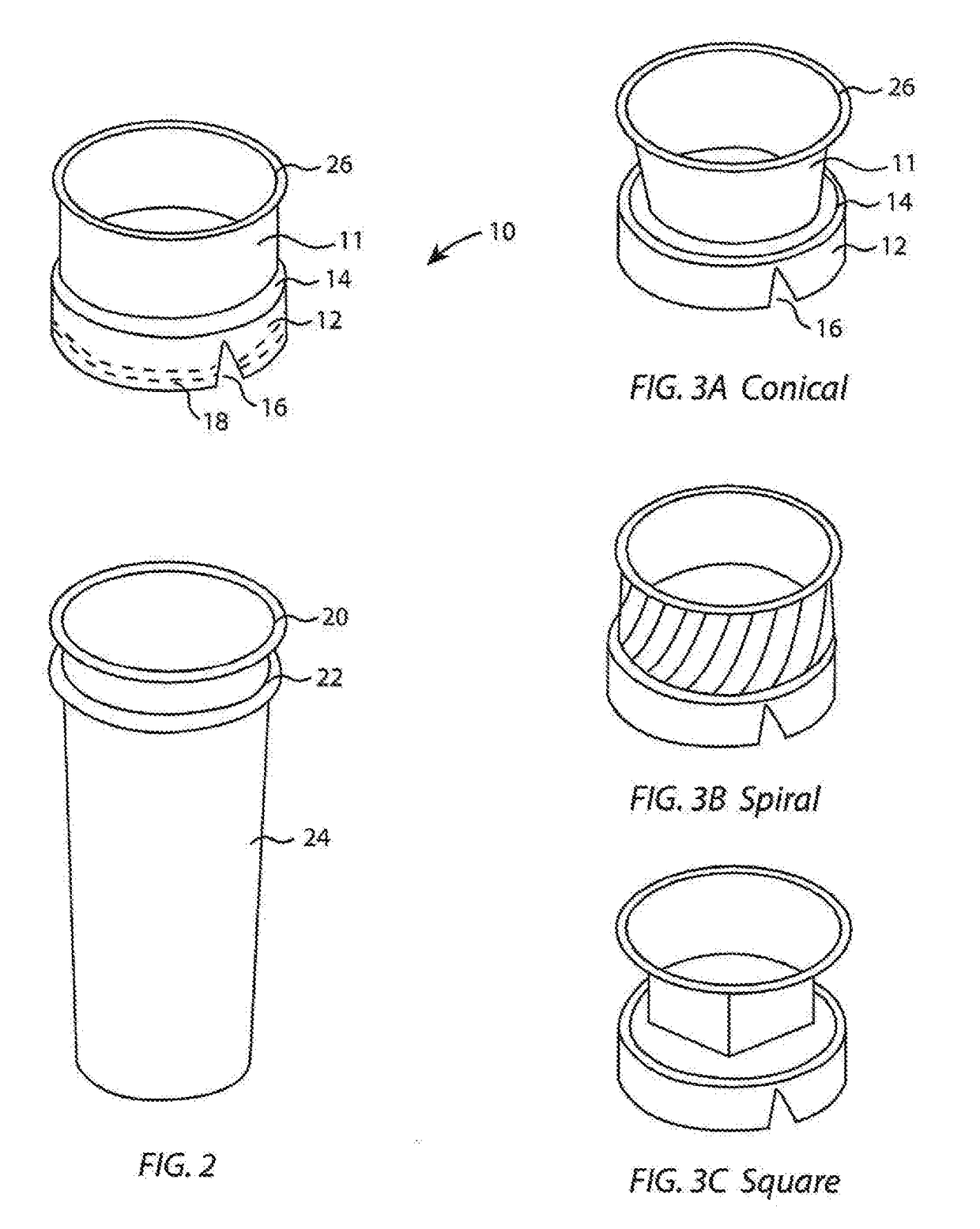 Cup collar