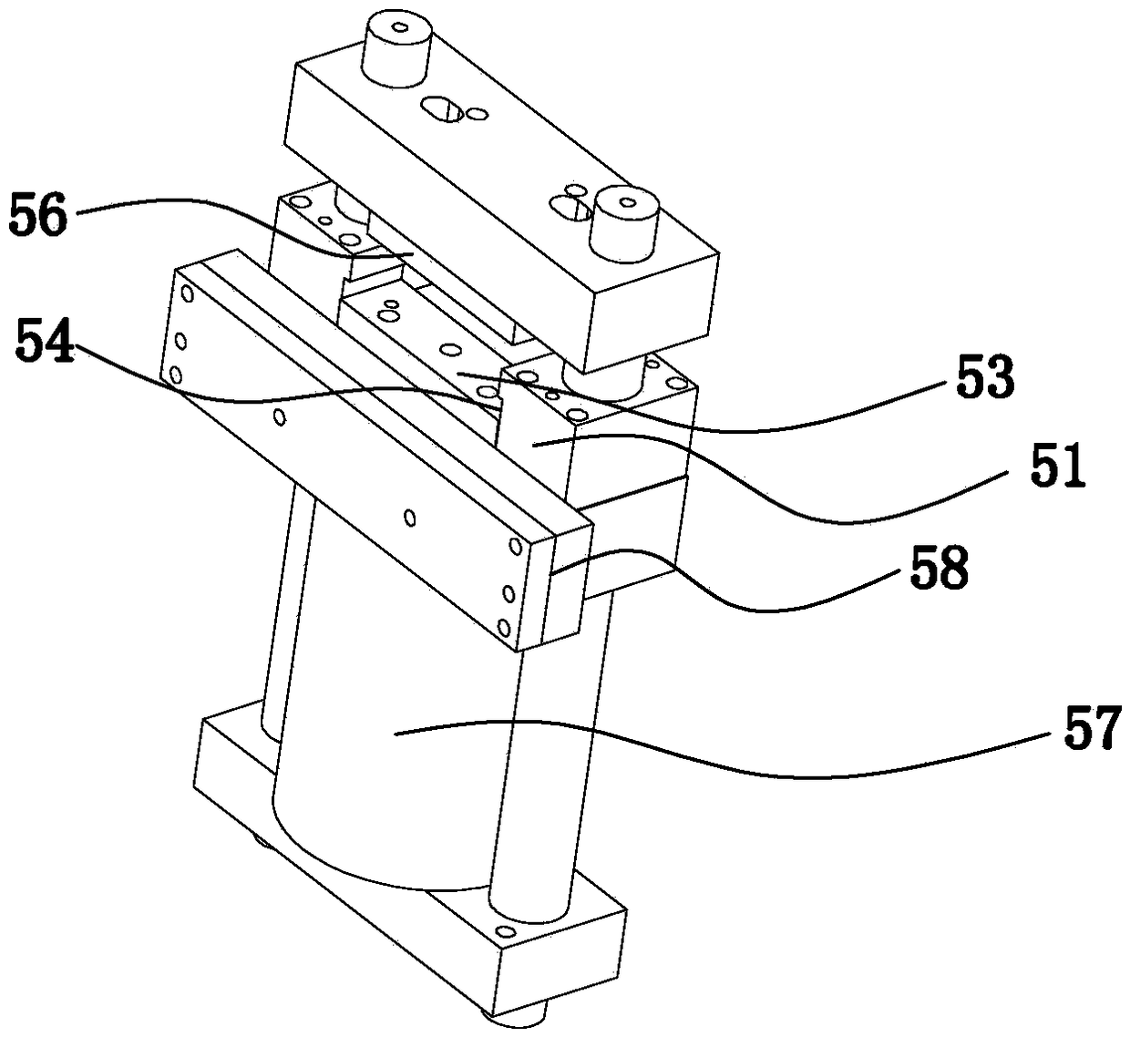 Full-automatic curve bending machining equipment