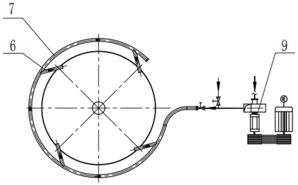 Lime slaking tank capable of removing deposition at tank bottom without shutdown and working method of lime slaking tank