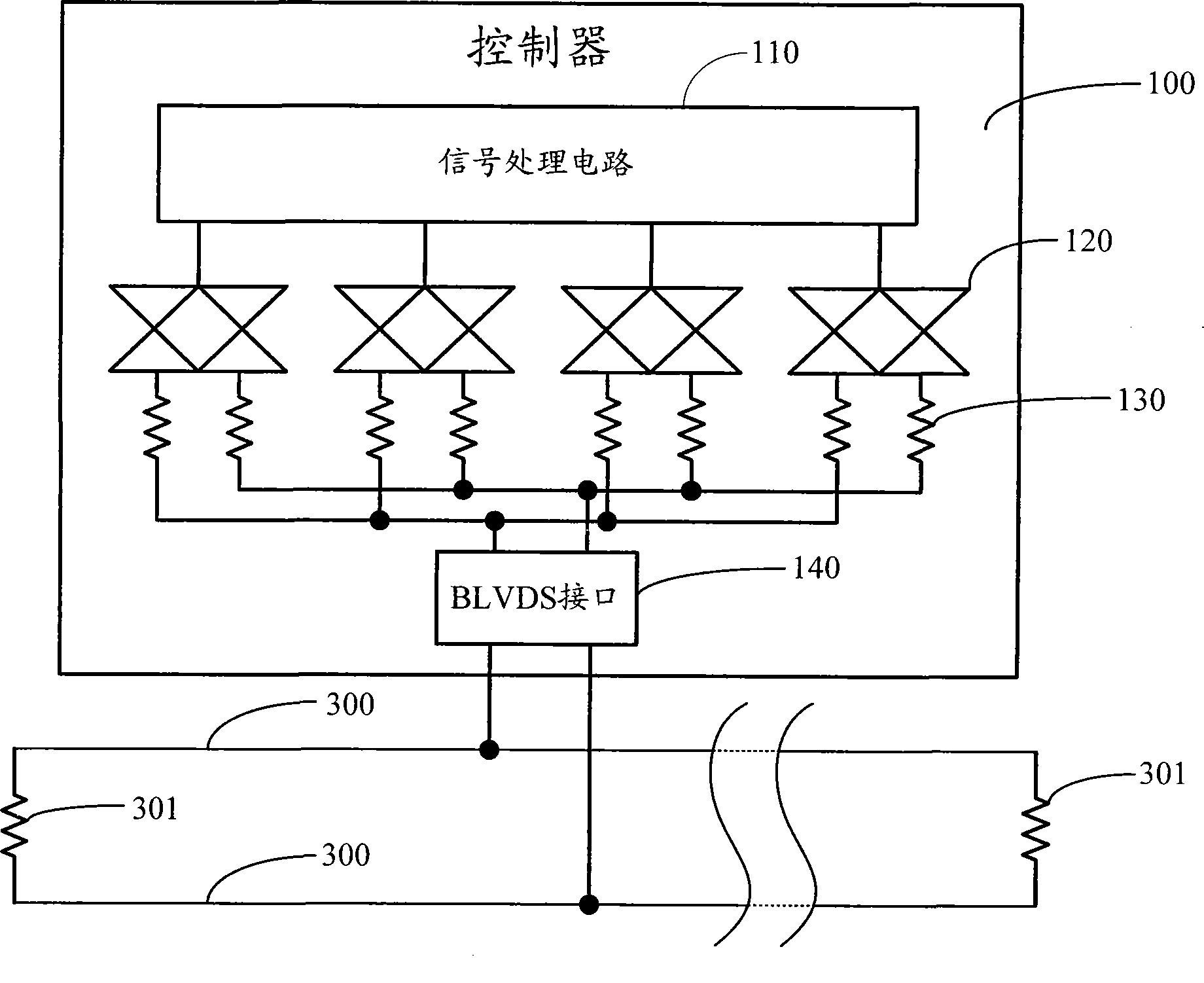 Liquid crystal display splicing wall