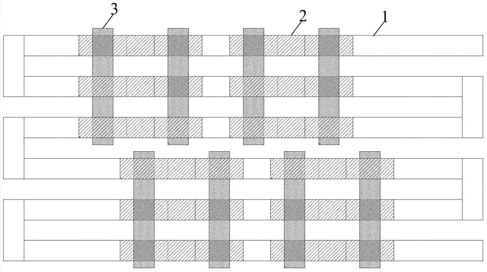 Method of making electrical test structure for detecting vias