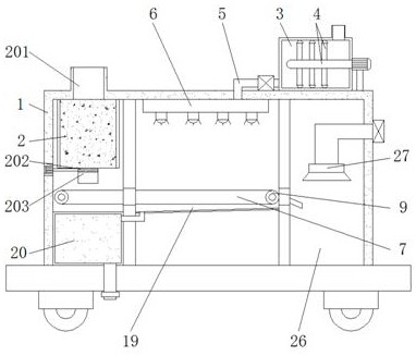 Mechanical electronic part cleaning equipment