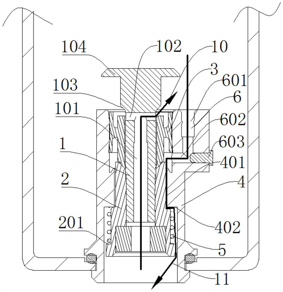 Liquid supplementing device