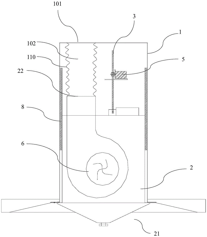 Movable negative pressure purification device and mobile negative pressure purification system