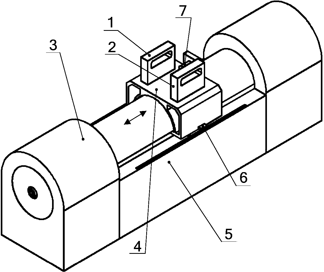 Unsmooth static compensation method for ultralow-frequency horizontal vibration table guide rail