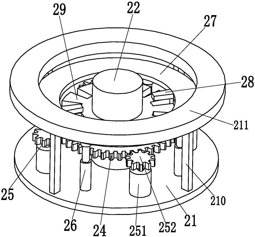 Rotary charging pile with anti-collision function