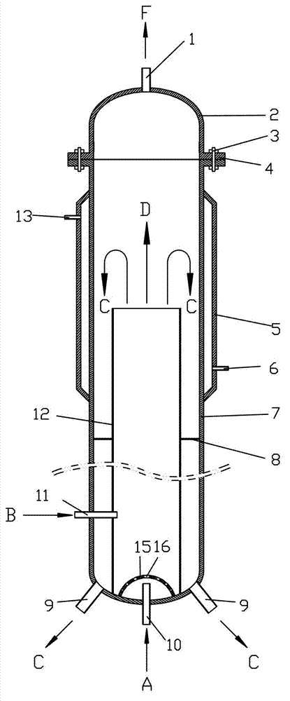 Supercritical water treatment device and method