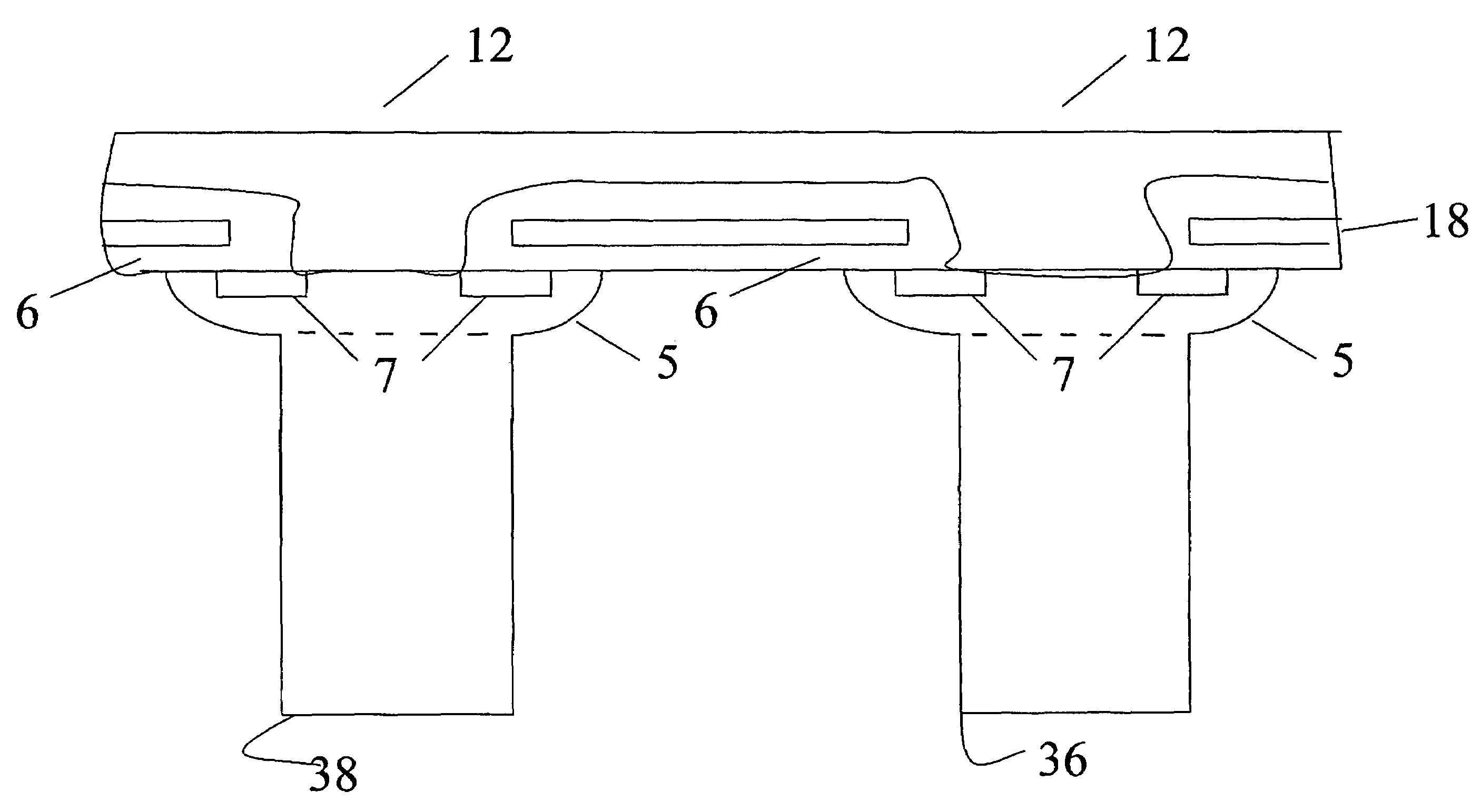 Technique for forming the deep doped columns in superjunction