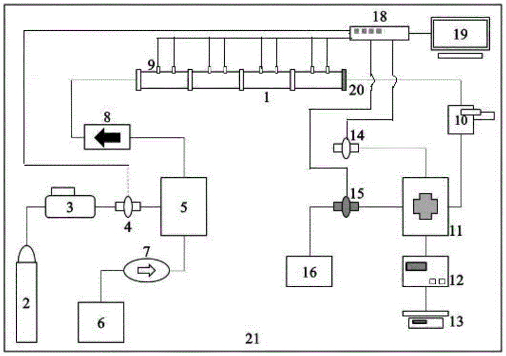 Device and method for monitoring sand grain lateral migration rule for natural gas hydrate mining well