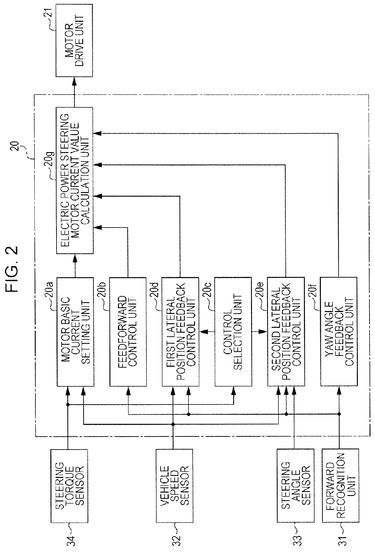 Lane keeping control system for vehicle