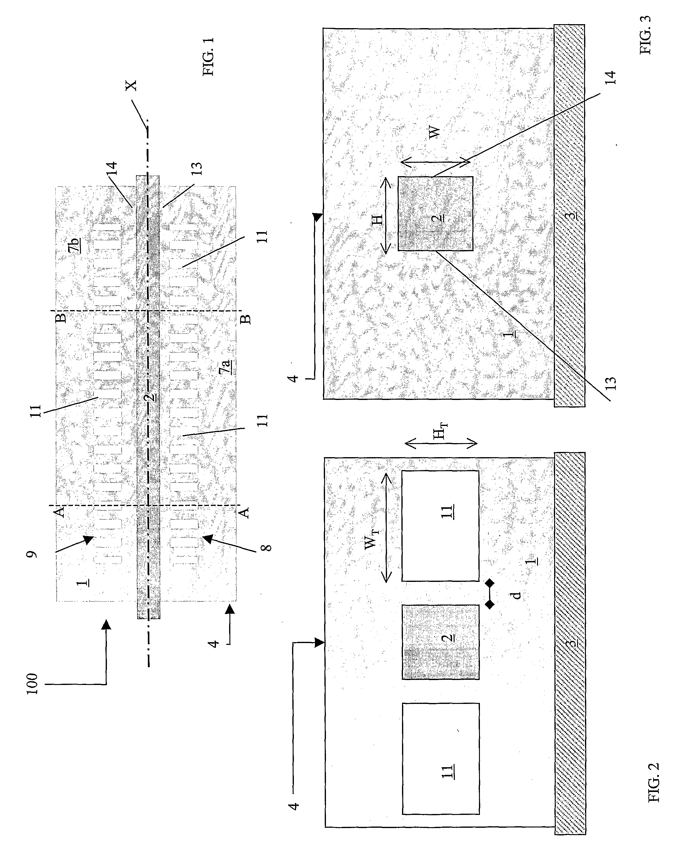 Integrated wavelength selective grating-based filter